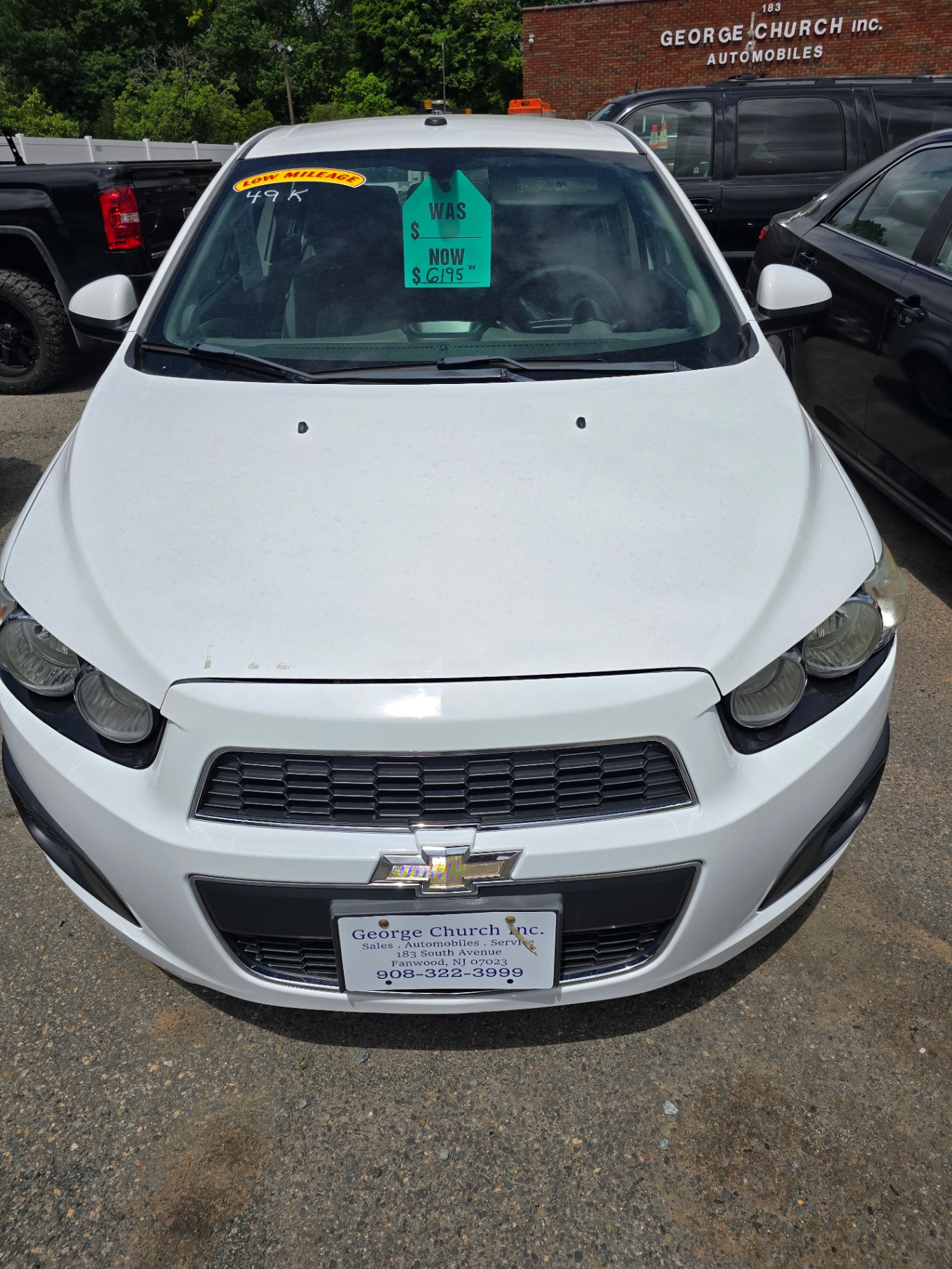 2016 Chevrolet Sonic for sale at George Church Inc